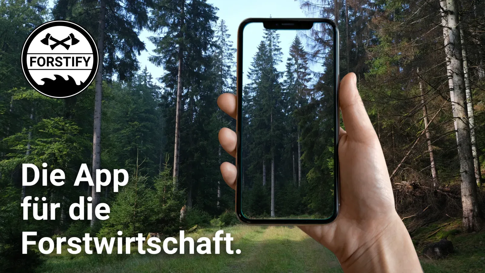 Forstify-App auf dem Smartphone