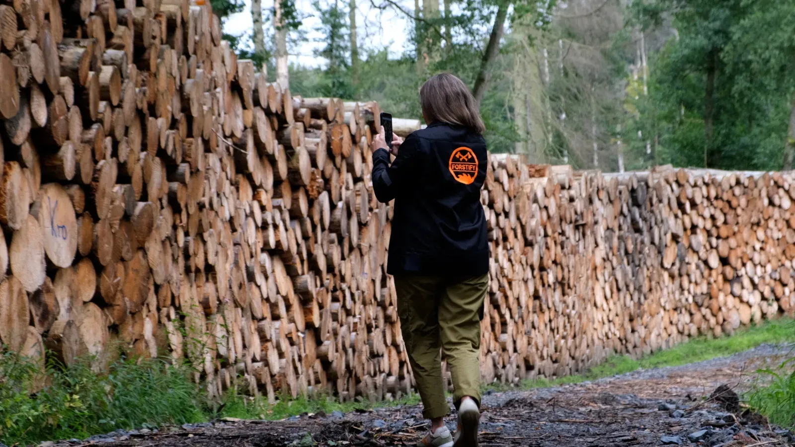 Digitale Holzvermessung im Wald
