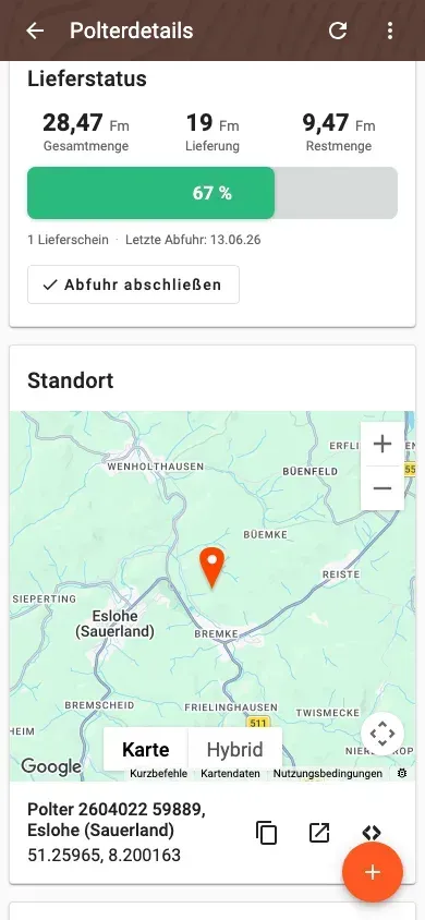 Lieferstatus auf Laptop, Tablet und Smartphone – synchron auf jedem Gerät