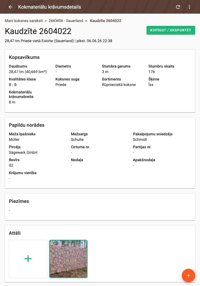 Delivery status on laptop, tablet and phone – in sync on every device