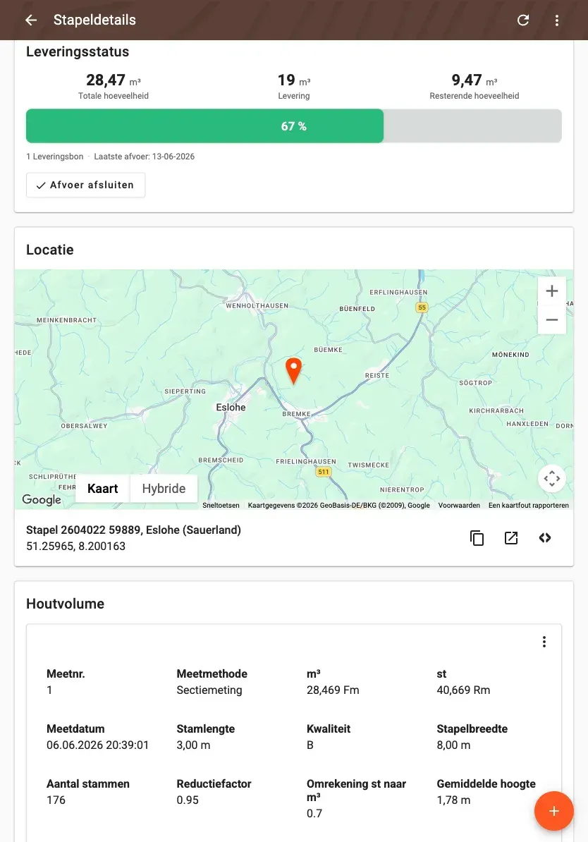Delivery status on laptop, tablet and phone – in sync on every device