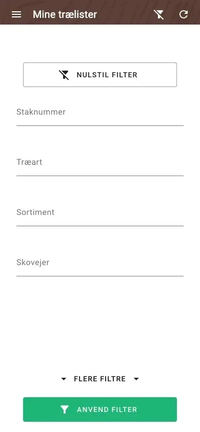 Udvidede filtre til målinger