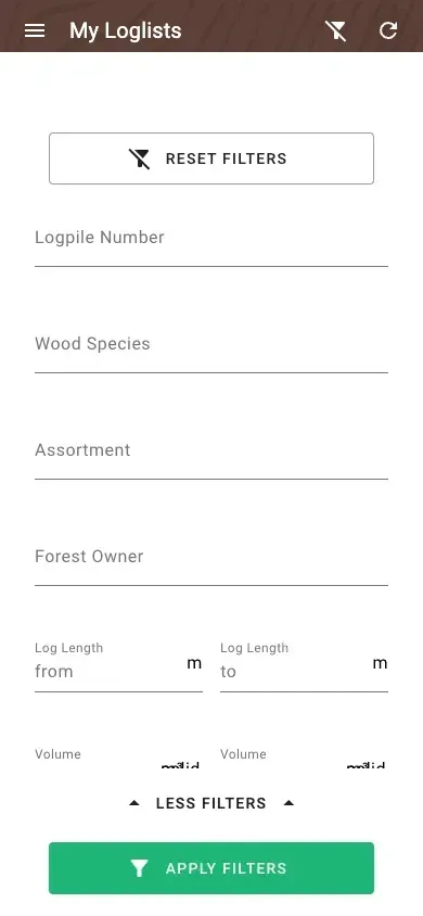 Extended filters for measurements
