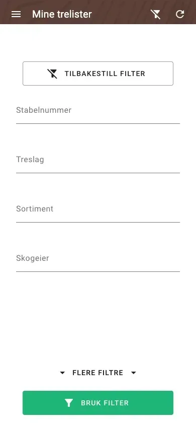 Utvidede filtre for målinger