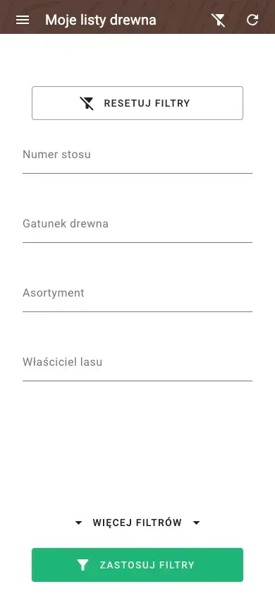 Rozszerzone filtry dla pomiarów