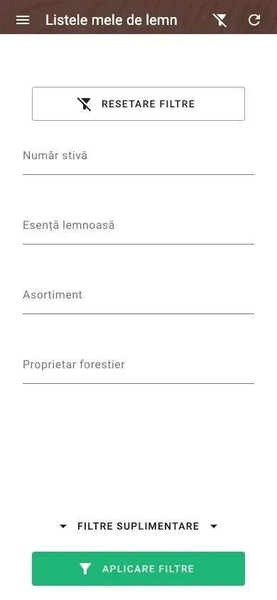 Filtre extinse pentru măsurători