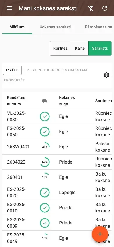Vairākizvēle ar darbību joslu