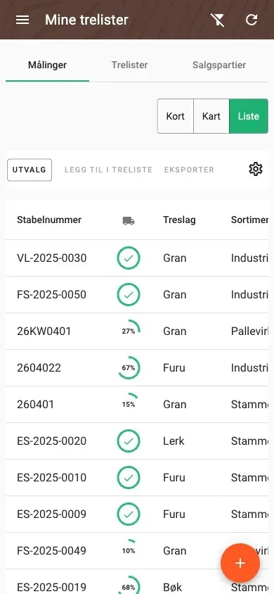 Flervalg med handlingslinje