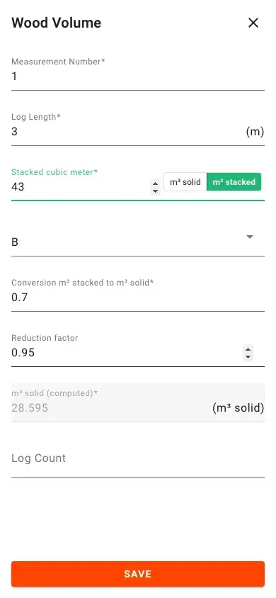 New volume measurement with Rm input